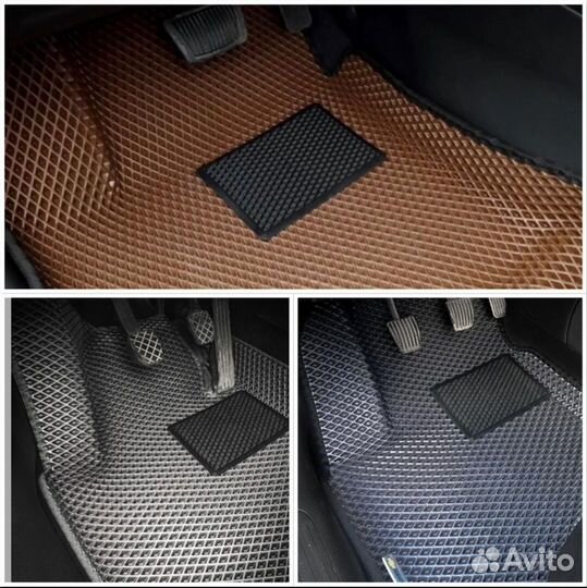 Коврики в машину ева в подарок подпятник + 2 лого