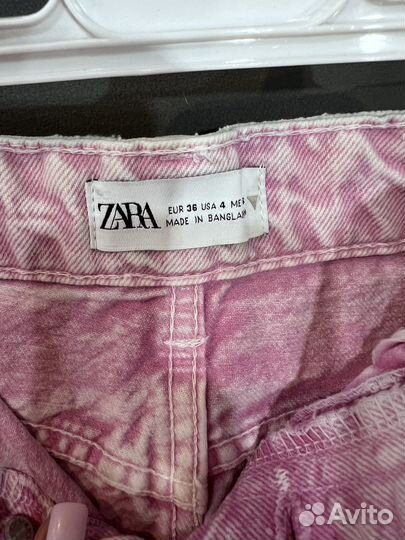 Джинсовые шорты Zara 36