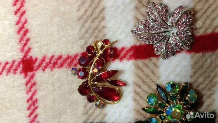 Винтажные броши Чехословакия, СССР