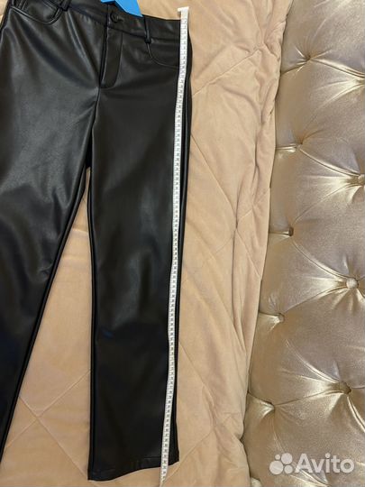 Брюки из экокожи 146