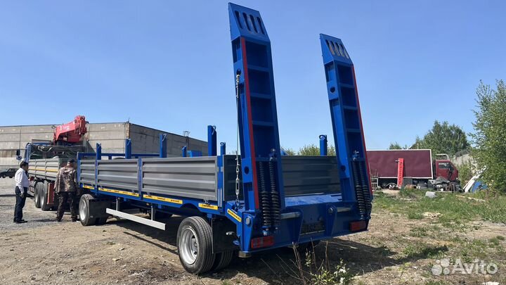 Прицеп бортовой Авиком 88712-01 с поворотным кругом, 2023