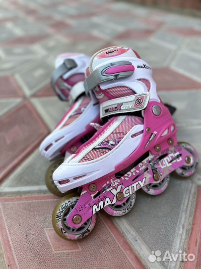 Роликовые коньки детские раздвижные