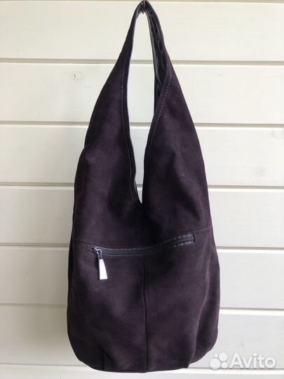 Сумка женская натуральная замша