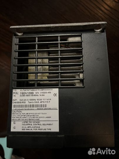 Преобразователь частоты данфосс