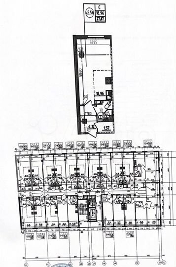 Квартира-студия, 27,7 м², 5/17 эт.
