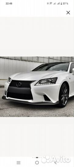 Губа сплиттер переднего бампера 2013-2015