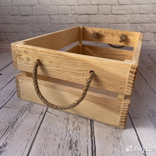 Ящик деревянный подарочный