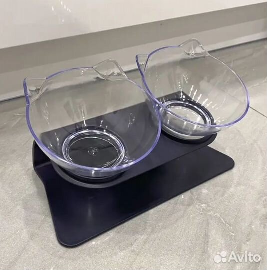 Миски на подставке для кошек и собак