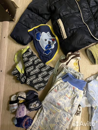 Вещи пакетом на мальчика до 1,5 лет