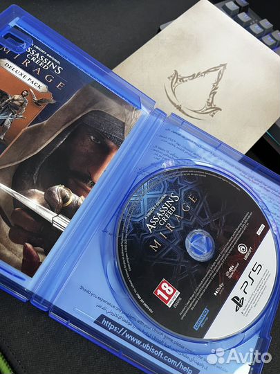 Assassins Creed Mirage ps5 диск