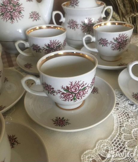 Кофейный сервиз Минского фарфорового завода