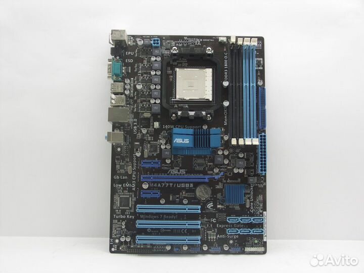 М/плата S-AM3 asus M4A77TD AMD770/Lan/sata/4DDR3/S