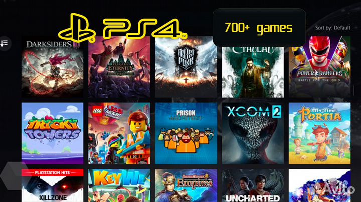 Playstation 4 Slim (800 игр)