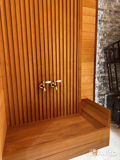 Реечная вагонка для бани