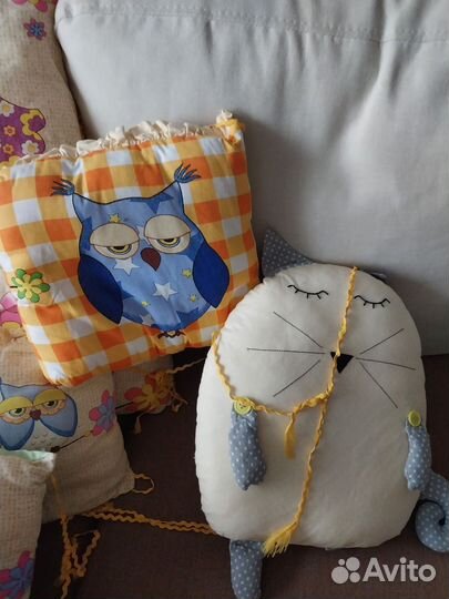 Бортики в детскую кроватку