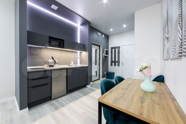 Квартира-студия, 45 м², 6/9 эт.