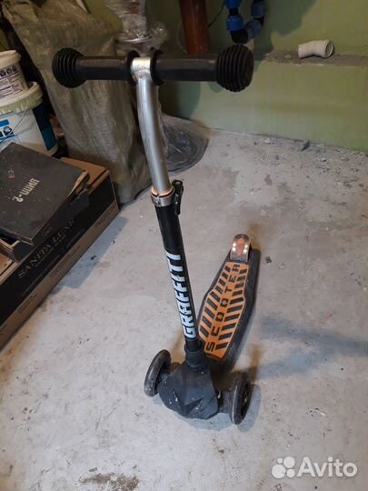 Самокат детский трехколесный бу