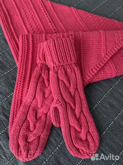 Палантин/бактус/платок/шарф и варежки