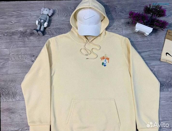 Желтый худи Stussy