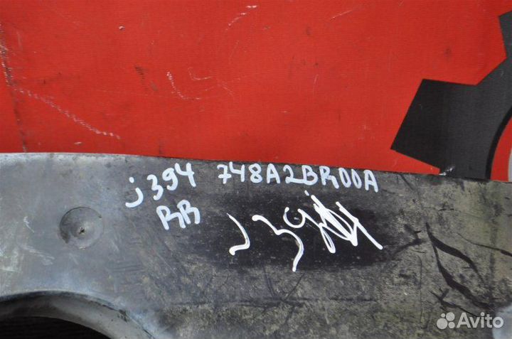 Защита бампера задняя правая Nissan Qashqai J10