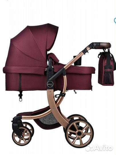 Коляска для новорожденных 2в1