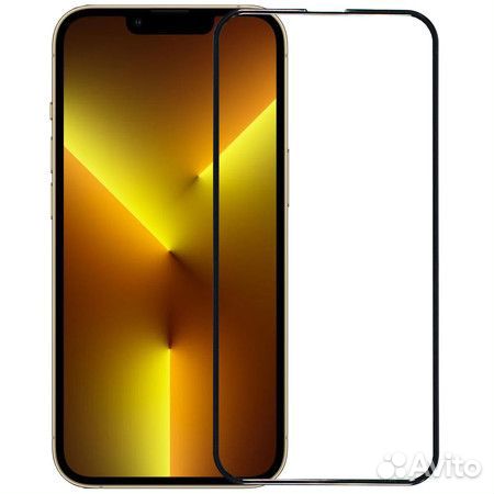 Защитное стекло для Apple iPhone 13 П/П черное