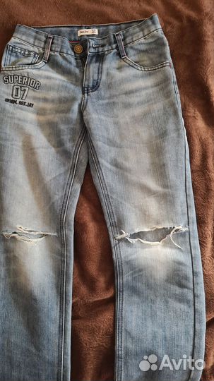 Джинсы подростковые