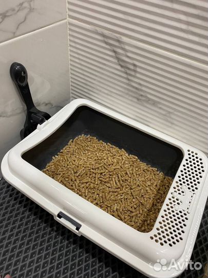 Наполнитель древесный для кошек 15кг 60литров