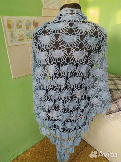 Шаль ручной работы