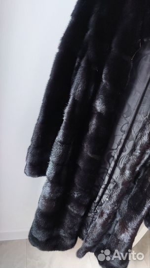 Норковая шуба новая 44-46-48 поперечка