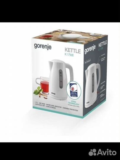 Чайник электрический Gorenje K17WII