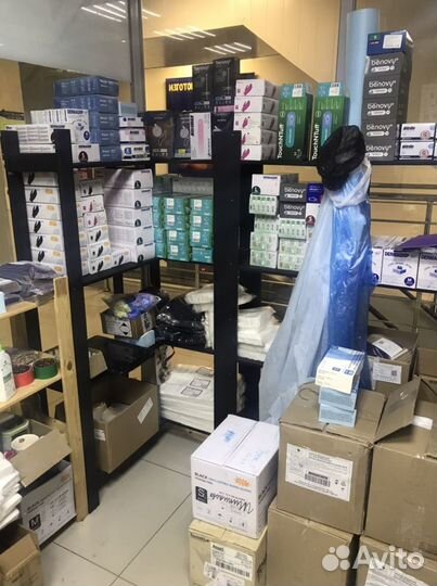 Перчатки нитриловые с ру