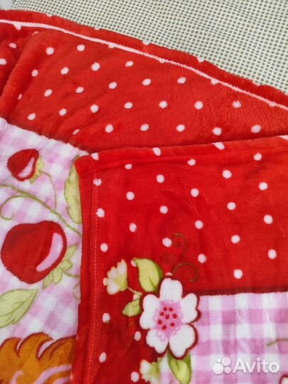 Плед детский плюшевый новый