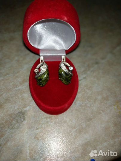 Серьги серебро