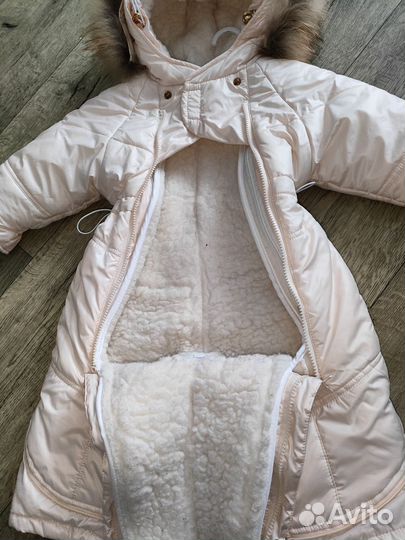 Комбинезон трансформер зимний 74-80