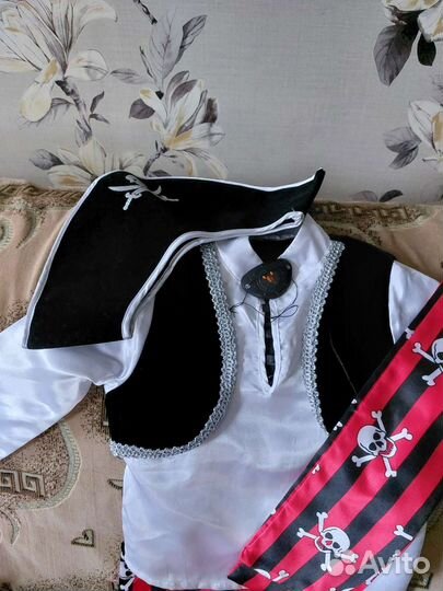 Пиратский костюм для мальчика 122