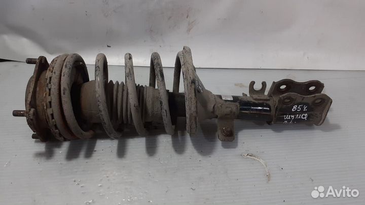 Стойка амортизатора передняя левая kia shuma