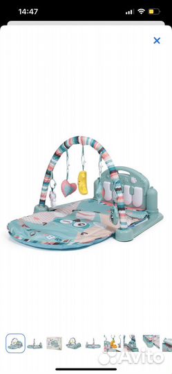 Развивающий коврик с пианино