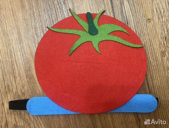 Шапочка помидорки (повязка детская)