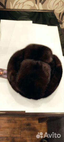 Норковая шапка мужская новая