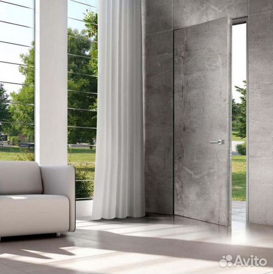 Скрытые двери под отделку