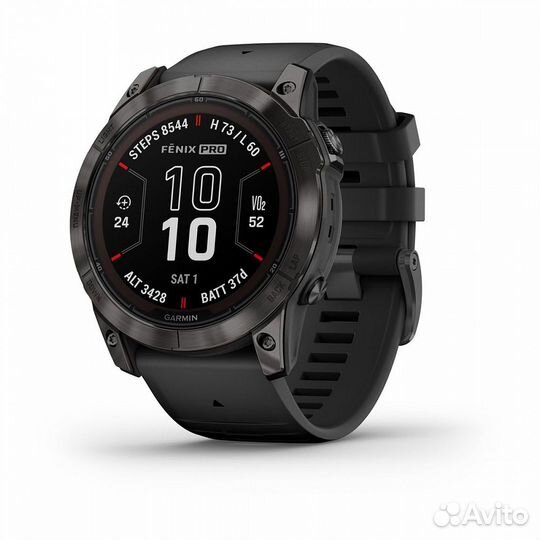 Garmin fenix 7X PRO Sapphire Solar черный