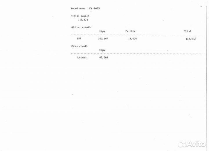 Мфу лазерное черно-белое kyocera KM-1635