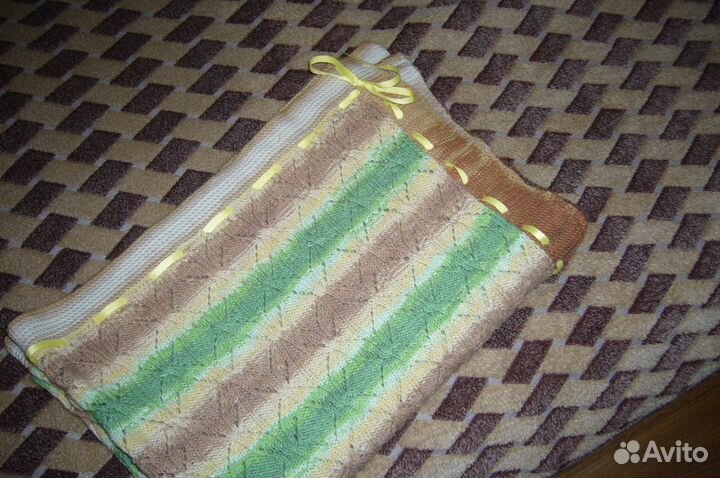 Плед детский вязанный