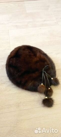 Шапка норковая женская 50 размер