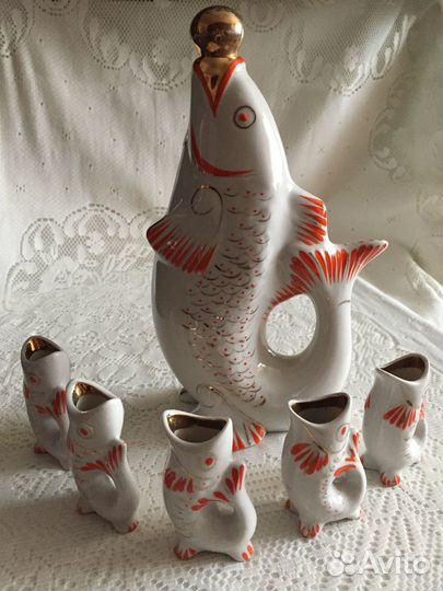 Графин и стопки СССР, б\у