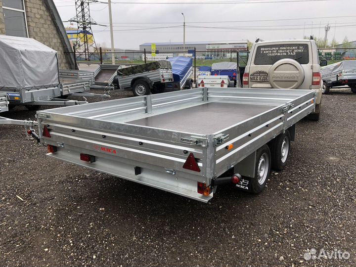 2-осный прицеп Мзса 3,64 х 2,1 коммерческий