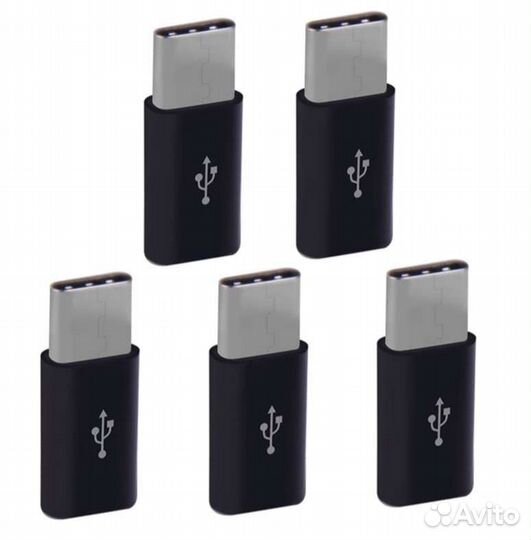 Переходник с microUSB на type C