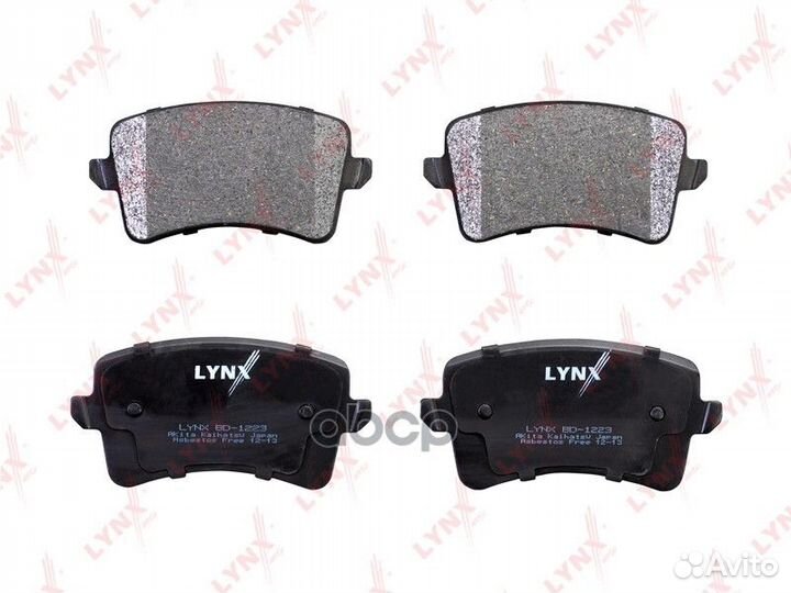 Колодки тормозные дисковые зад BD1223 lynxauto