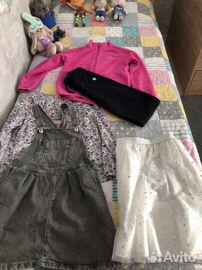 Фирменные вещи пакетом на девочку 134 140